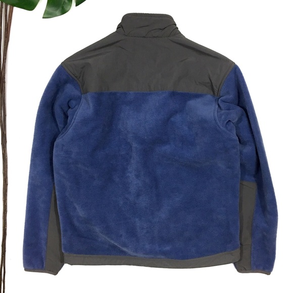 NEW Blue Gray Fleece Nylon Technical Hiking Jacket - Picture 2 of 7